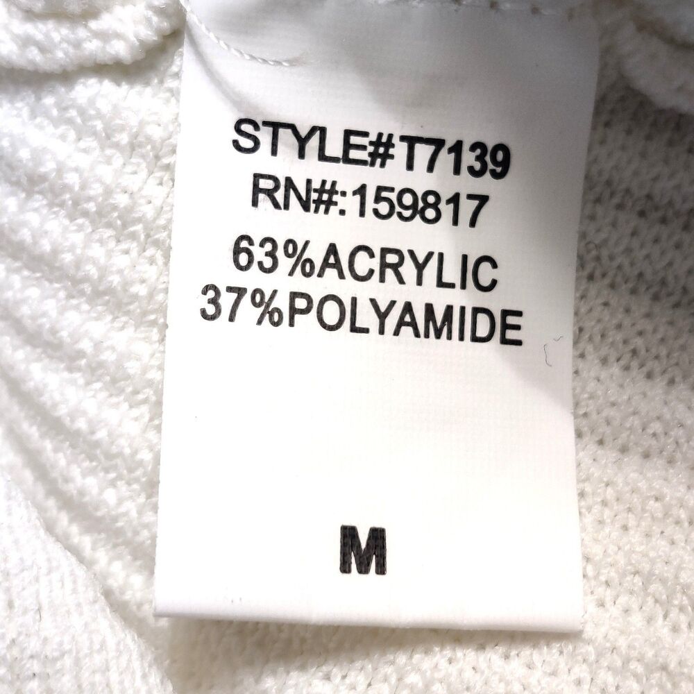 Altar’d State White Ribbed Bodysuit Womens Medium Sleeveless Stretch - Picture 7 of 7